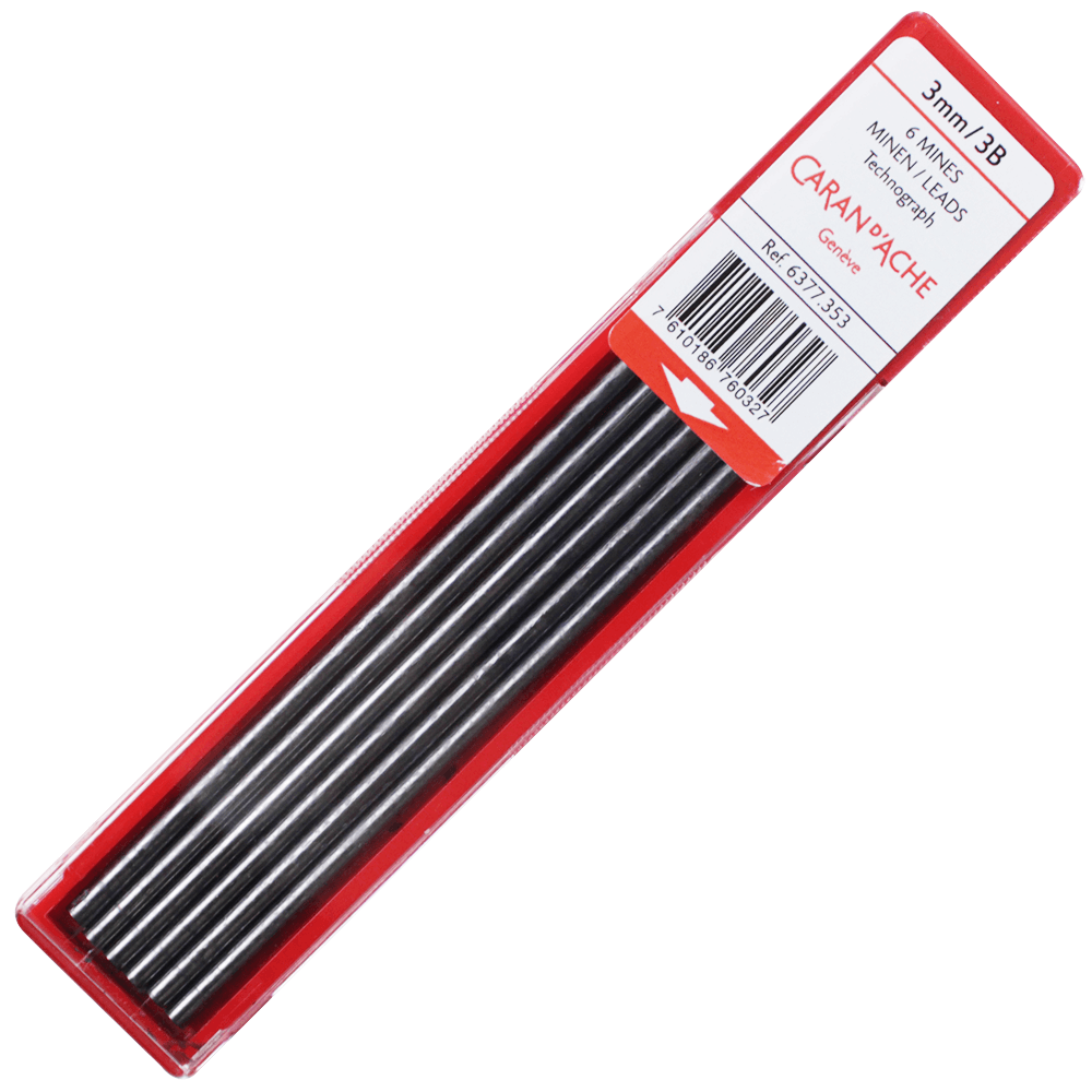 Mina Grafite Caran d'Ache 3.0mm 3B